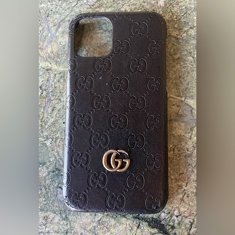 mint monogram GG IPhone 11 Pro case